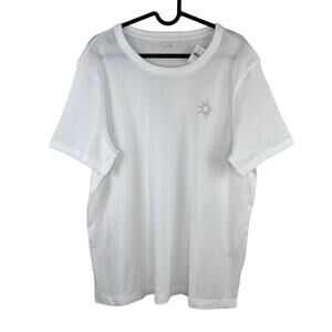 NWT Offline by Aerie Oversized White Active Jersey Boyfriend T-Shirt Size Small